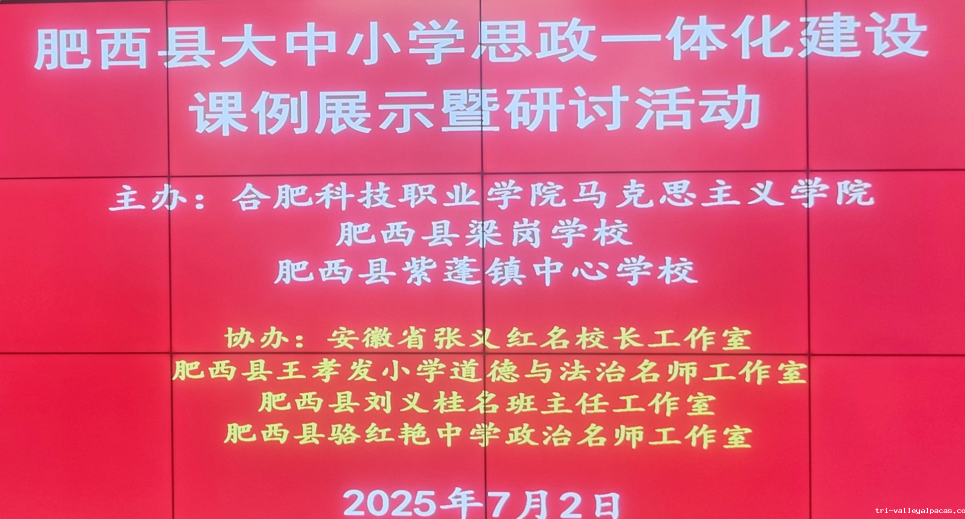 马克思主义学院赴肥西县紫蓬镇中心学校调研交流